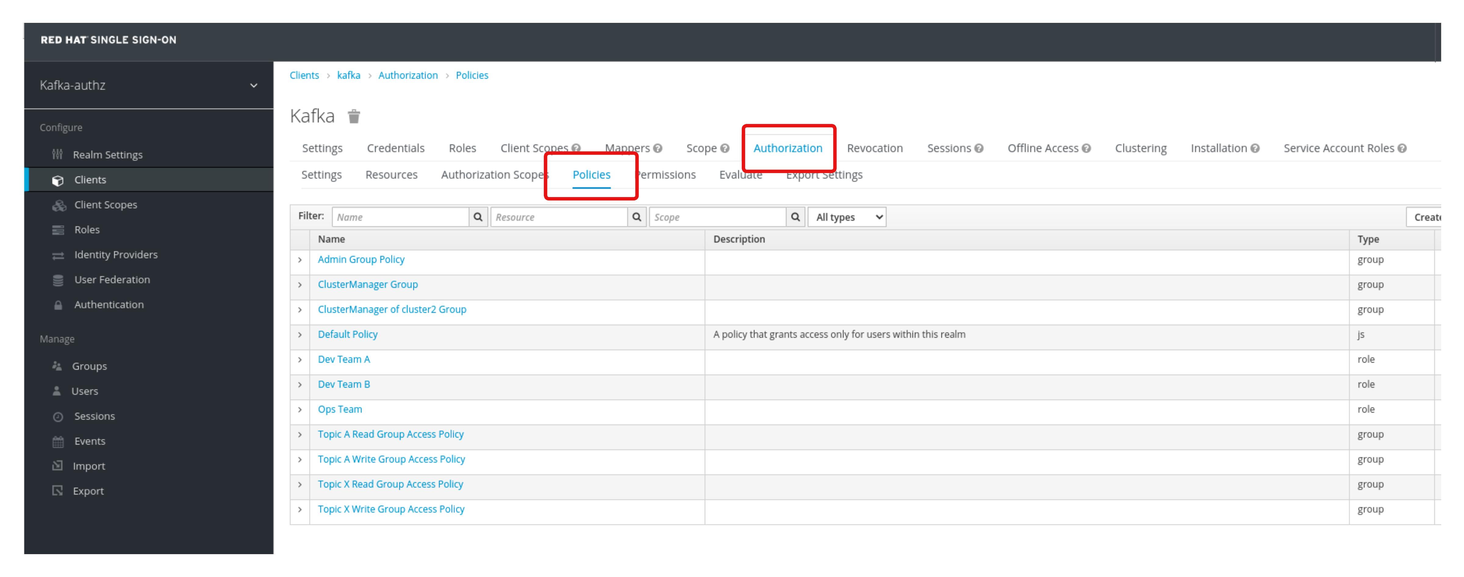 Use Red Hat's SSO to manage Kafka broker authorization Red Hat Developer